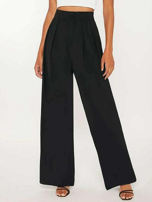 high rise solid trouser - 18641591 - Very Small Image - 1