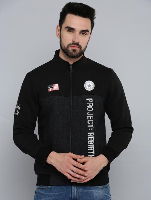 zip up printed casual jacket - 18641676 - Very Small Image - 1
