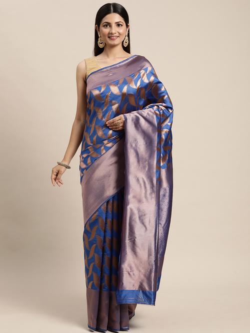 jacquard work kanjivaram saree - 18643975 - Very Small Image - 1
