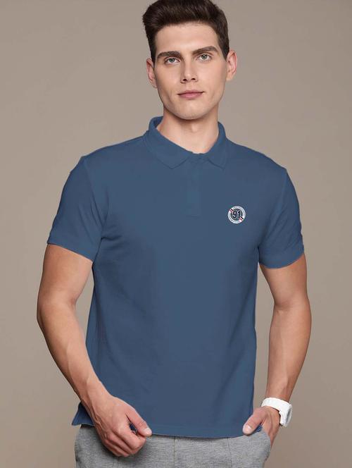 men solid polo t-shirt - 18644017 - Very Small Image - 1