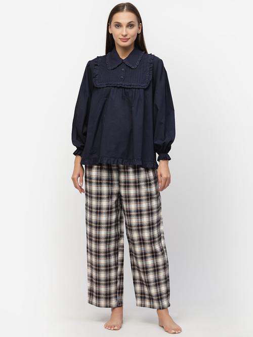 printed nightwear pajama set - 18645133 - Very Small Image - 1