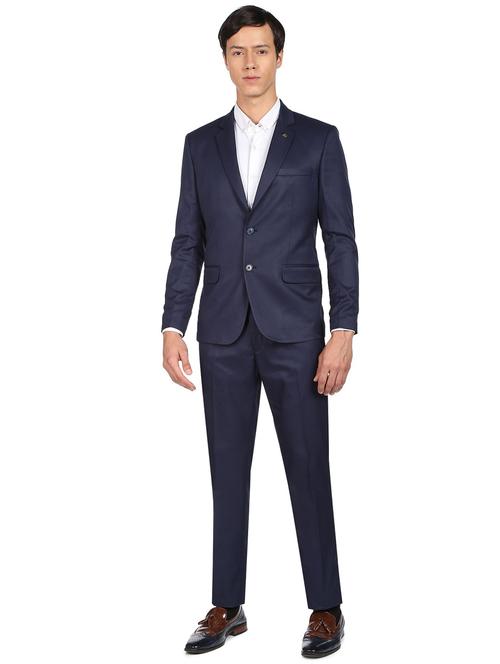 notched lapel collar single breasted suit - 18645217 - Very Small Image - 1