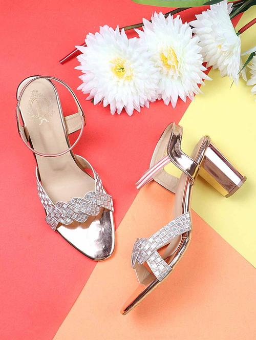 women pink ankle strap sandal - 18645278 - Very Small Image - 1