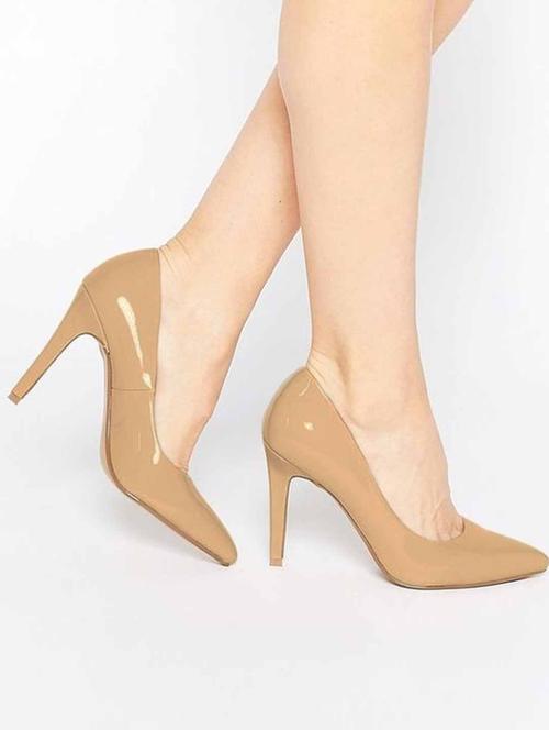 women solid slip on pump - 18645394 - Very Small Image - 1