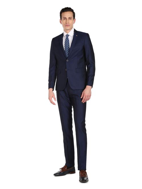 notched lapel collar single breasted suit - 18646179 - Very Small Image - 1