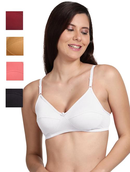pack of 5 multi colored t-shirt bra - 18646308 - Very Small Image - 1