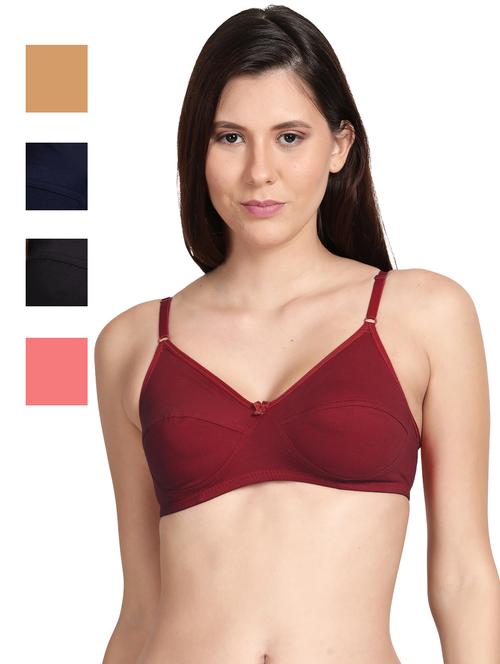 pack of 5 multi colored t-shirt bra - 18646309 - Very Small Image - 1