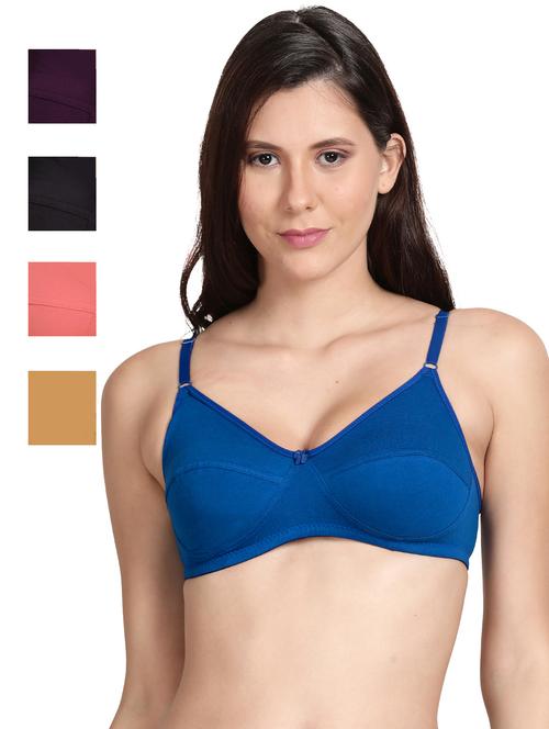 pack of 5 multi colored t-shirt bra - 18646313 - Very Small Image - 1