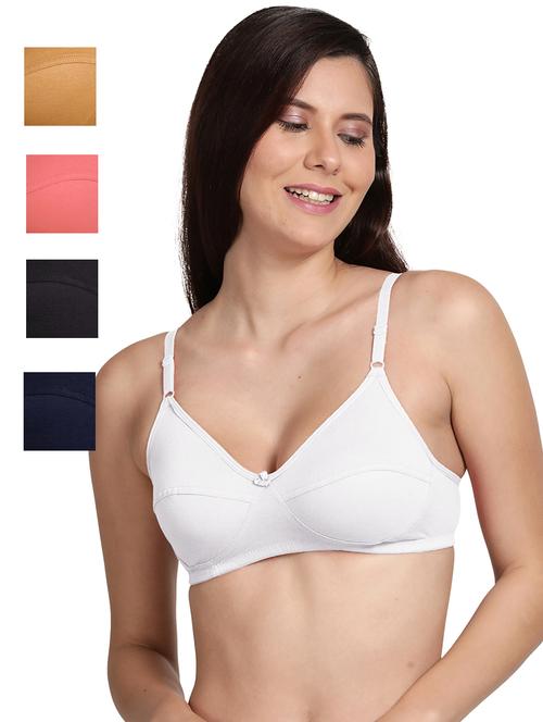 pack of 5 multi colored t-shirt bra - 18646318 - Very Small Image - 1