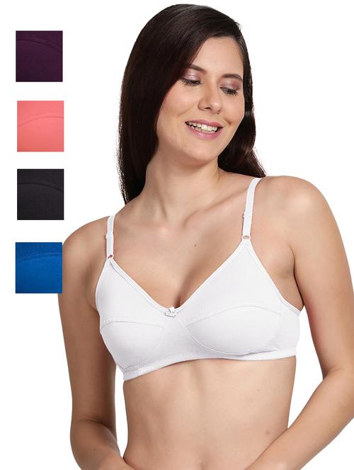 pack of 5 multi colored t-shirt bra - 18646335 - Very Small Image - 1