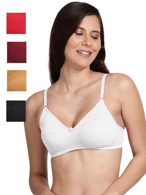 pack of 5 multi colored t-shirt bra - 18646345 - Very Small Image - 1