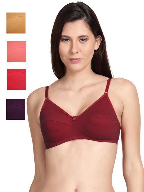 pack of 5 multi colored t-shirt bra - 18646376 - Very Small Image - 1