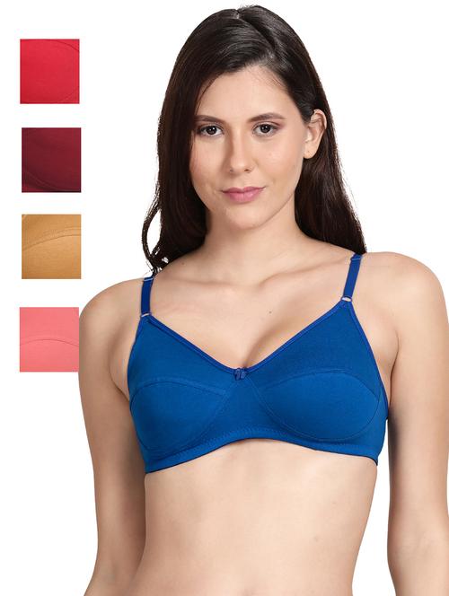 multi colored cotton tshirt bra - 18646382 - Very Small Image - 1