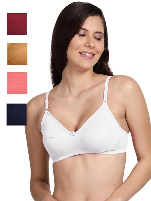 pack of 5 multi colored t-shirt bra - 18646383 - Very Small Image - 1