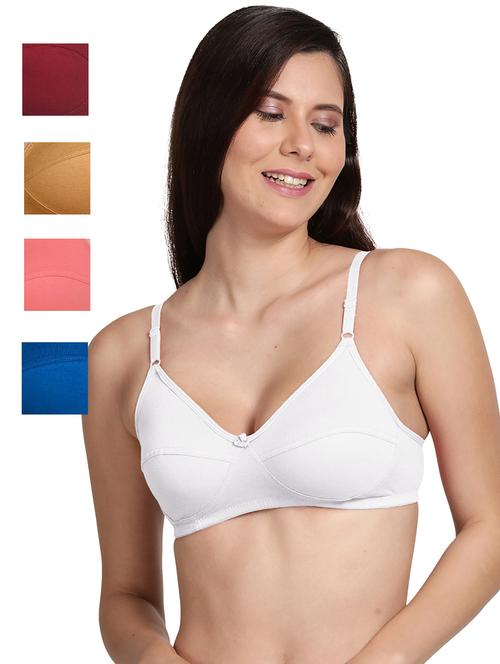 pack of 5 multi colored t-shirt bra - 18646384 - Very Small Image - 1
