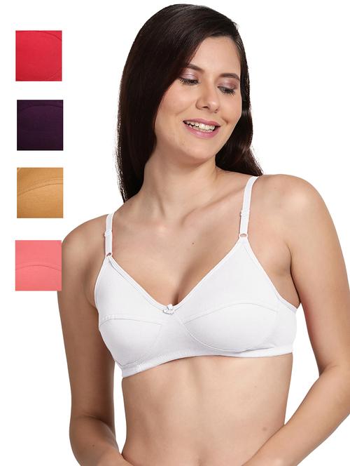 pack of 5 multi colored t-shirt bra - 18646386 - Very Small Image - 1