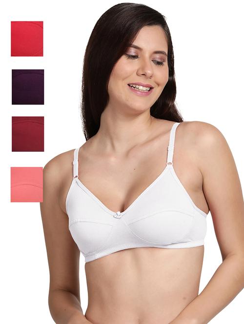 pack of 5 multi colored t-shirt bra - 18646396 - Very Small Image - 1