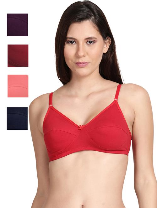 pack of 5 multi colored t-shirt bra - 18646397 - Very Small Image - 1