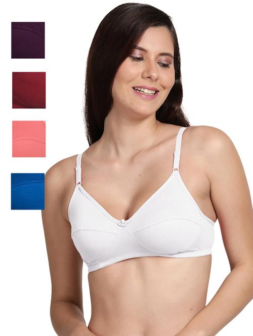 pack of 5 multi colored t-shirt bra - 18646400 - Very Small Image - 1