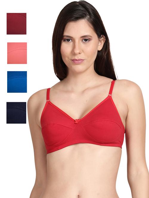 pack of 5 multi colored t-shirt bra - 18646404 - Very Small Image - 1