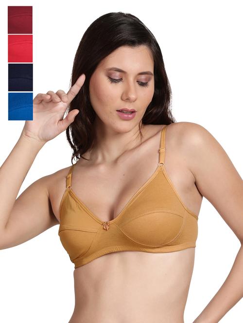 pack of 5 multi colored t-shirt bra - 18646419 - Very Small Image - 1