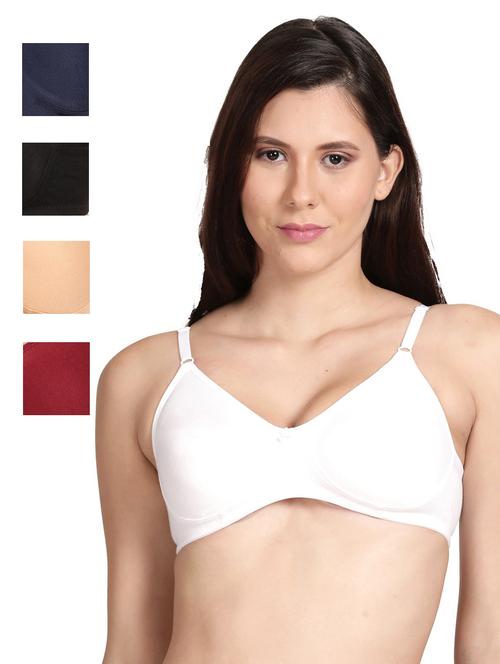 pack of 5 solid t-shirt bra - 18646474 - Very Small Image - 1