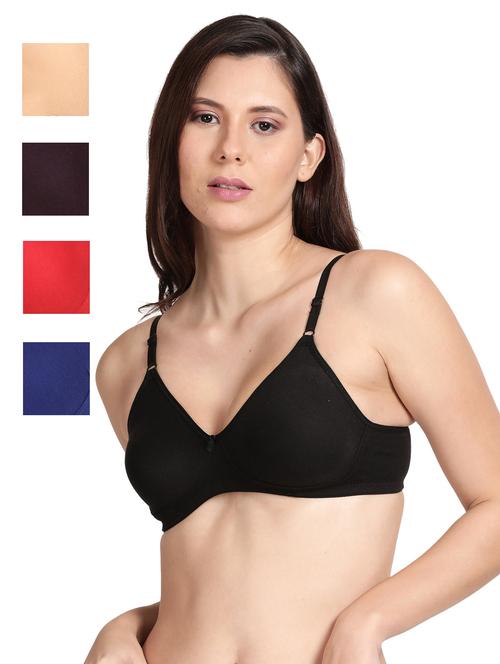 pack of 5 solid t-shirt bra - 18646479 - Very Small Image - 1