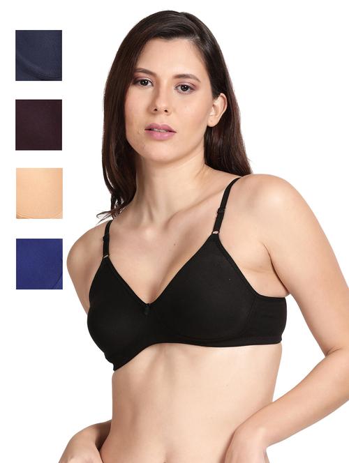 pack of 5 solid t-shirt bra - 18646482 - Very Small Image - 1