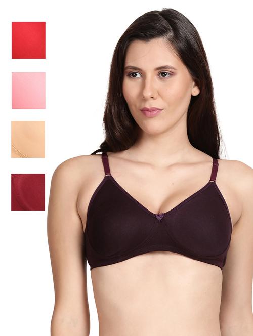 pack of 5 solid t-shirt bra - 18646502 - Very Small Image - 1