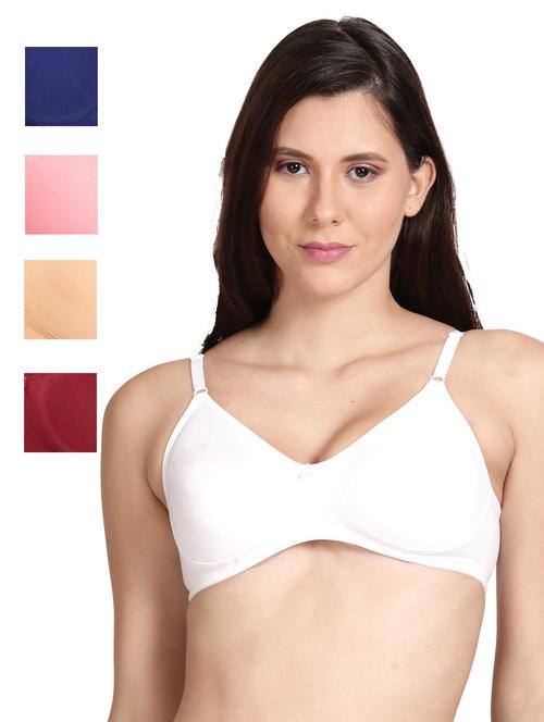 pack of 5 solid t-shirt bra - 18646510 - Very Small Image - 1