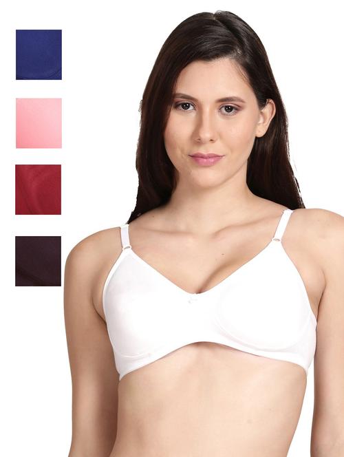 pack of 5 solid t-shirt bra - 18646526 - Very Small Image - 1