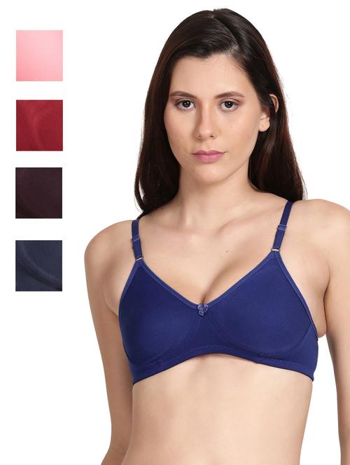 pack of 5 solid t-shirt bra - 18646527 - Very Small Image - 1