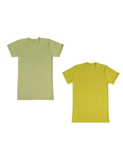 boys pack of 2 round neck t-shirt - 18646701 - Very Small Image - 1