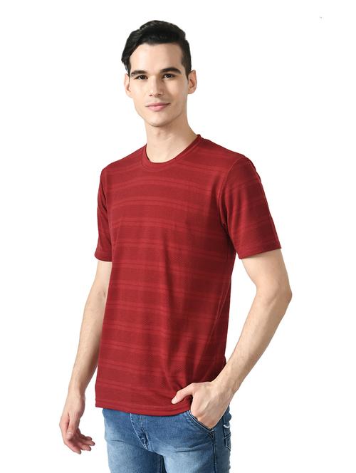 round neck striped t-shirt - 18646855 - Very Small Image - 1
