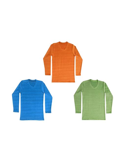 boys pack of 3 solid t-shirt - 18646933 - Very Small Image - 1