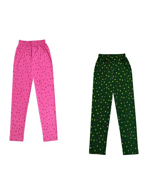 girls pack of 2 printed leggings - 18647007 - Very Small Image - 1