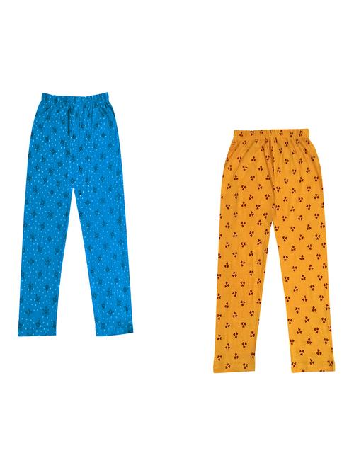 girls pack of 2 printed legging - 18647034 - Very Small Image - 1