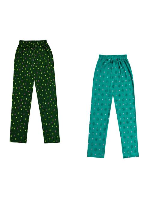 girls pack of 2 printed legging - 18647052 - Very Small Image - 1