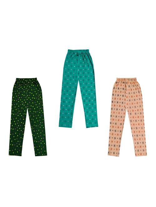 girls pack of 3 printed legging - 18647158 - Very Small Image - 1