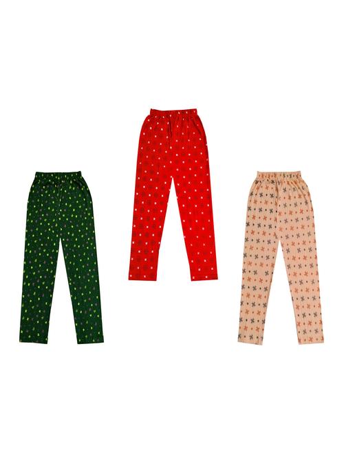 girls pack of 3 printed legging - 18647163 - Very Small Image - 1
