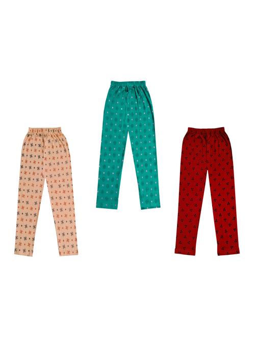 girls pack of 3 printed legging - 18647165 - Very Small Image - 1