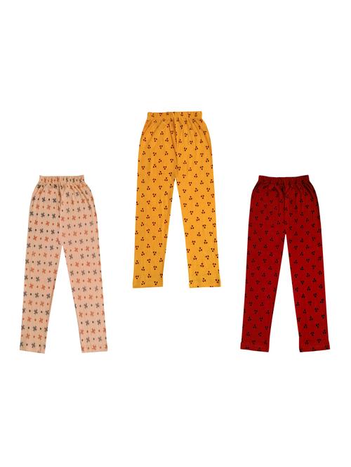 girls pack of 3 printed legging - 18647166 - Very Small Image - 1