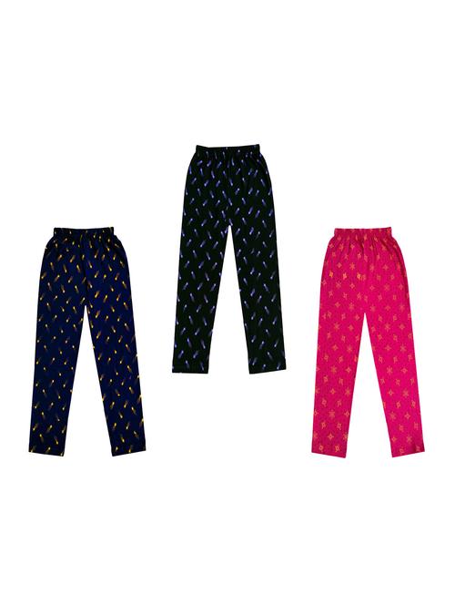 girls pack of 3 printed legging - 18647189 - Very Small Image - 1