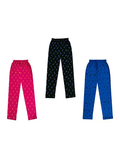 girls pack of 3 printed legging - 18647191 - Very Small Image - 1