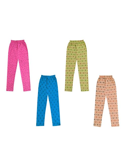 girls pack of 4 printed legging - 18647196 - Very Small Image - 1