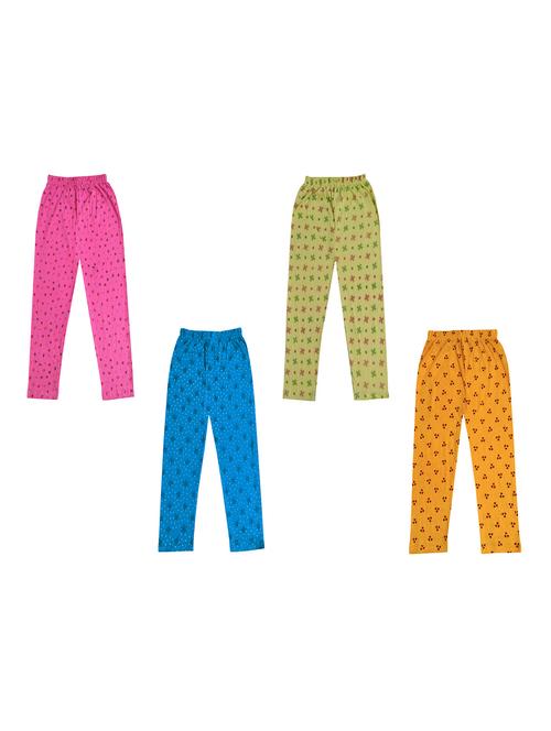 girls pack of 4 printed legging - 18647199 - Very Small Image - 1