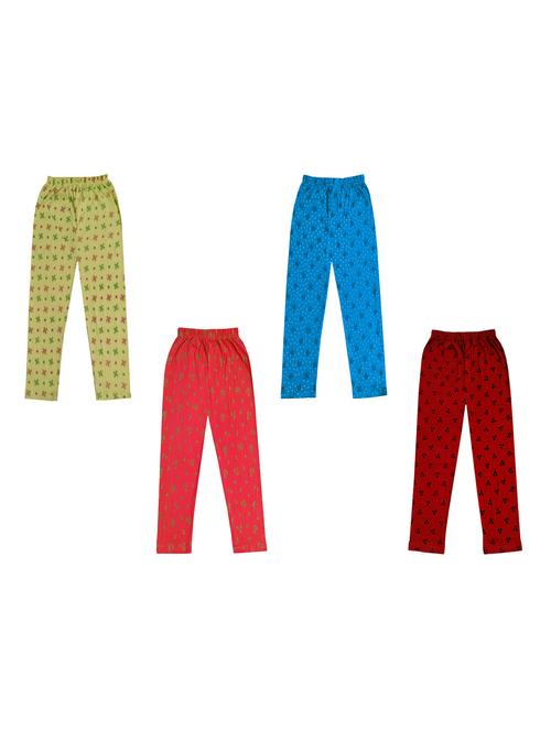 girls pack of 4 printed legging - 18647207 - Very Small Image - 1
