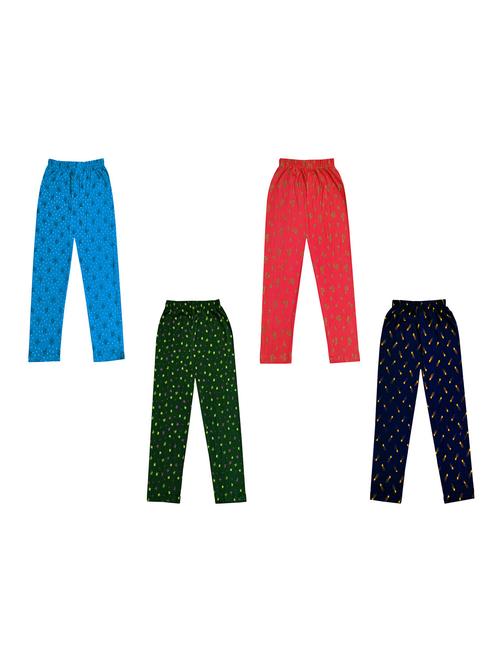 girls pack of 4 printed legging - 18647219 - Very Small Image - 1