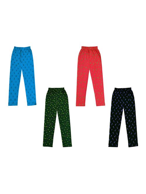 girls pack of 4 printed legging - 18647223 - Very Small Image - 1
