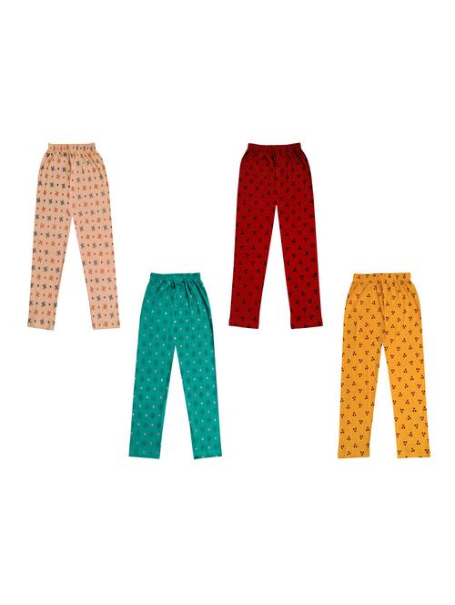 pack of 4 girl printed leggings - 18647239 - Very Small Image - 1
